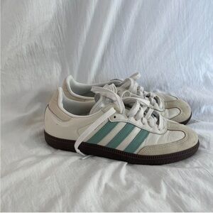 Adidas Samba OG Shoes Hazy Green